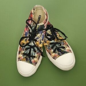 Converse All Star Watercolor Floral Low Top Sneakers 7